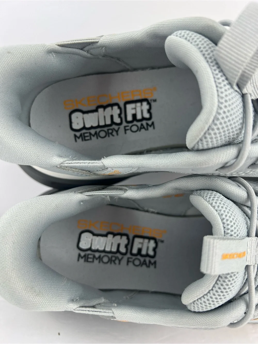 SKECHERS SLIP-IN GLIDE-STEP SWIFT-FIT HANDS FREE, MEMORY FOALIGHT GREY SIZE 8.5